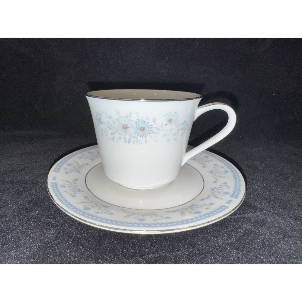 2 PC SET Noritake Japan INVERNESS # 6716 TEACUP & SAUCER SET Tea Cups Plates